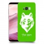 זאב כיסוי מגן קשיח בעיצוב אישי עם השם שלך ל Samsung Galaxy S8+ יחידה אחת סקרין מובייל