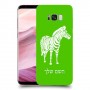 זברה כיסוי מגן קשיח בעיצוב אישי עם השם שלך ל Samsung Galaxy S8+ יחידה אחת סקרין מובייל