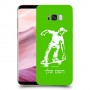 ילד סקייטבורד כיסוי מגן קשיח בעיצוב אישי עם השם שלך ל Samsung Galaxy S8+ יחידה אחת סקרין מובייל