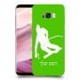 סקִי כיסוי מגן קשיח בעיצוב אישי עם השם שלך ל Samsung Galaxy S8+ יחידה אחת סקרין מובייל