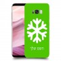 שלג כיסוי מגן קשיח בעיצוב אישי עם השם שלך ל Samsung Galaxy S8+ יחידה אחת סקרין מובייל
