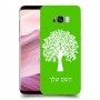 עץ כיסוי מגן קשיח בעיצוב אישי עם השם שלך ל Samsung Galaxy S8+ יחידה אחת סקרין מובייל