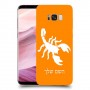 עקרב כיסוי מגן קשיח בעיצוב אישי עם השם שלך ל Samsung Galaxy S8+ יחידה אחת סקרין מובייל