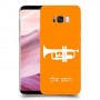 חצוצרה כיסוי מגן קשיח בעיצוב אישי עם השם שלך ל Samsung Galaxy S8+ יחידה אחת סקרין מובייל