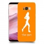 ג'וגלין - אישה כיסוי מגן קשיח בעיצוב אישי עם השם שלך ל Samsung Galaxy S8+ יחידה אחת סקרין מובייל