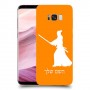 סמוראי כיסוי מגן קשיח בעיצוב אישי עם השם שלך ל Samsung Galaxy S8+ יחידה אחת סקרין מובייל