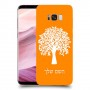 עץ כיסוי מגן קשיח בעיצוב אישי עם השם שלך ל Samsung Galaxy S8+ יחידה אחת סקרין מובייל