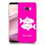 דגים כיסוי מגן קשיח בעיצוב אישי עם השם שלך ל Samsung Galaxy S8+ יחידה אחת סקרין מובייל