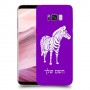 זברה כיסוי מגן קשיח בעיצוב אישי עם השם שלך ל Samsung Galaxy S8+ יחידה אחת סקרין מובייל