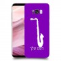 סקספון כיסוי מגן קשיח בעיצוב אישי עם השם שלך ל Samsung Galaxy S8+ יחידה אחת סקרין מובייל