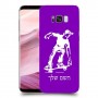 ילד סקייטבורד כיסוי מגן קשיח בעיצוב אישי עם השם שלך ל Samsung Galaxy S8+ יחידה אחת סקרין מובייל