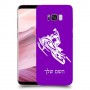 אופנוע שלג כיסוי מגן קשיח בעיצוב אישי עם השם שלך ל Samsung Galaxy S8+ יחידה אחת סקרין מובייל