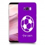 כדורגל - כדור כיסוי מגן קשיח בעיצוב אישי עם השם שלך ל Samsung Galaxy S8+ יחידה אחת סקרין מובייל