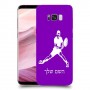שחקן טניס כיסוי מגן קשיח בעיצוב אישי עם השם שלך ל Samsung Galaxy S8+ יחידה אחת סקרין מובייל