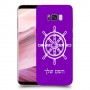 הגה - קפטן - ים כיסוי מגן קשיח בעיצוב אישי עם השם שלך ל Samsung Galaxy S8+ יחידה אחת סקרין מובייל