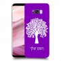 עץ כיסוי מגן קשיח בעיצוב אישי עם השם שלך ל Samsung Galaxy S8+ יחידה אחת סקרין מובייל