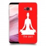 יוגה כיסוי מגן קשיח בעיצוב אישי עם השם שלך ל Samsung Galaxy S8+ יחידה אחת סקרין מובייל