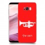 חצוצרה כיסוי מגן קשיח בעיצוב אישי עם השם שלך ל Samsung Galaxy S8+ יחידה אחת סקרין מובייל
