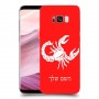 עקרב כיסוי מגן קשיח בעיצוב אישי עם השם שלך ל Samsung Galaxy S8+ יחידה אחת סקרין מובייל