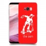 ילד סקייטבורד כיסוי מגן קשיח בעיצוב אישי עם השם שלך ל Samsung Galaxy S8+ יחידה אחת סקרין מובייל