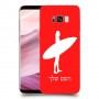 גלישה כיסוי מגן קשיח בעיצוב אישי עם השם שלך ל Samsung Galaxy S8+ יחידה אחת סקרין מובייל