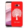 עץ כיסוי מגן קשיח בעיצוב אישי עם השם שלך ל Samsung Galaxy S8+ יחידה אחת סקרין מובייל