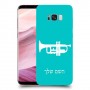 חצוצרה כיסוי מגן קשיח בעיצוב אישי עם השם שלך ל Samsung Galaxy S8+ יחידה אחת סקרין מובייל