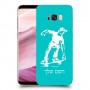 ילד סקייטבורד כיסוי מגן קשיח בעיצוב אישי עם השם שלך ל Samsung Galaxy S8+ יחידה אחת סקרין מובייל