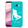 סקִי כיסוי מגן קשיח בעיצוב אישי עם השם שלך ל Samsung Galaxy S8+ יחידה אחת סקרין מובייל