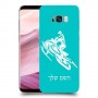 אופנוע שלג כיסוי מגן קשיח בעיצוב אישי עם השם שלך ל Samsung Galaxy S8+ יחידה אחת סקרין מובייל