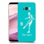 שחקן כדורגל כיסוי מגן קשיח בעיצוב אישי עם השם שלך ל Samsung Galaxy S8+ יחידה אחת סקרין מובייל