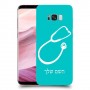 רופא סטטוסקופ כיסוי מגן קשיח בעיצוב אישי עם השם שלך ל Samsung Galaxy S8+ יחידה אחת סקרין מובייל