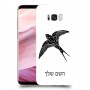 ציפור לבלוע כיסוי מגן קשיח בעיצוב אישי עם השם שלך ל Samsung Galaxy S8+ יחידה אחת סקרין מובייל