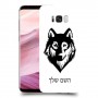 זאב כיסוי מגן קשיח בעיצוב אישי עם השם שלך ל Samsung Galaxy S8+ יחידה אחת סקרין מובייל