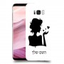 אישה אהבה כיסוי מגן קשיח בעיצוב אישי עם השם שלך ל Samsung Galaxy S8+ יחידה אחת סקרין מובייל