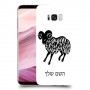טלה כיסוי מגן קשיח בעיצוב אישי עם השם שלך ל Samsung Galaxy S8+ יחידה אחת סקרין מובייל