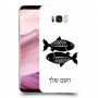 דגים כיסוי מגן קשיח בעיצוב אישי עם השם שלך ל Samsung Galaxy S8+ יחידה אחת סקרין מובייל