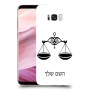 מאזניים כיסוי מגן קשיח בעיצוב אישי עם השם שלך ל Samsung Galaxy S8+ יחידה אחת סקרין מובייל