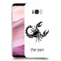 עקרב כיסוי מגן קשיח בעיצוב אישי עם השם שלך ל Samsung Galaxy S8+ יחידה אחת סקרין מובייל