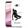 סקִי כיסוי מגן קשיח בעיצוב אישי עם השם שלך ל Samsung Galaxy S8+ יחידה אחת סקרין מובייל
