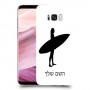 גלישה כיסוי מגן קשיח בעיצוב אישי עם השם שלך ל Samsung Galaxy S8+ יחידה אחת סקרין מובייל