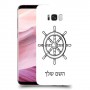 הגה - קפטן - ים כיסוי מגן קשיח בעיצוב אישי עם השם שלך ל Samsung Galaxy S8+ יחידה אחת סקרין מובייל
