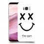 סמיילי כיסוי מגן קשיח בעיצוב אישי עם השם שלך ל Samsung Galaxy S8+ יחידה אחת סקרין מובייל