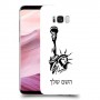 פסל החירות כיסוי מגן קשיח בעיצוב אישי עם השם שלך ל Samsung Galaxy S8+ יחידה אחת סקרין מובייל