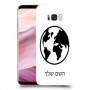 עולם כיסוי מגן קשיח בעיצוב אישי עם השם שלך ל Samsung Galaxy S8+ יחידה אחת סקרין מובייל