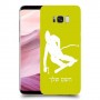 סקִי כיסוי מגן קשיח בעיצוב אישי עם השם שלך ל Samsung Galaxy S8+ יחידה אחת סקרין מובייל