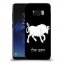 שור כיסוי מגן קשיח בעיצוב אישי עם השם שלך ל Samsung Galaxy S8 יחידה אחת סקרין מובייל