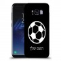 כדורגל - כדור כיסוי מגן קשיח בעיצוב אישי עם השם שלך ל Samsung Galaxy S8 יחידה אחת סקרין מובייל