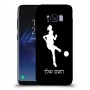 כדורגל - אישה כיסוי מגן קשיח בעיצוב אישי עם השם שלך ל Samsung Galaxy S8 יחידה אחת סקרין מובייל