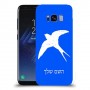 ציפור לבלוע כיסוי מגן קשיח בעיצוב אישי עם השם שלך ל Samsung Galaxy S8 יחידה אחת סקרין מובייל